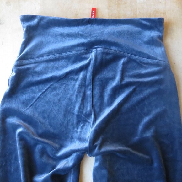 Spanx Velvet Leggings NWOT Size Medium Blue Grey Excellent - Picture 5 of 5